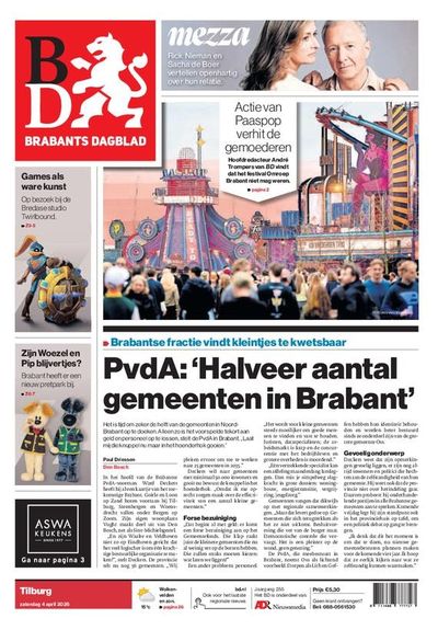 Brabants Dagblad proefabonnement cover – Regionale kranten