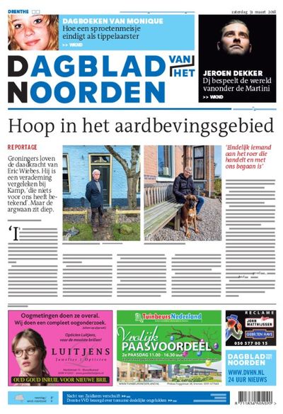 Dagblad van het Noorden proefabonnement cover – Regionale kranten