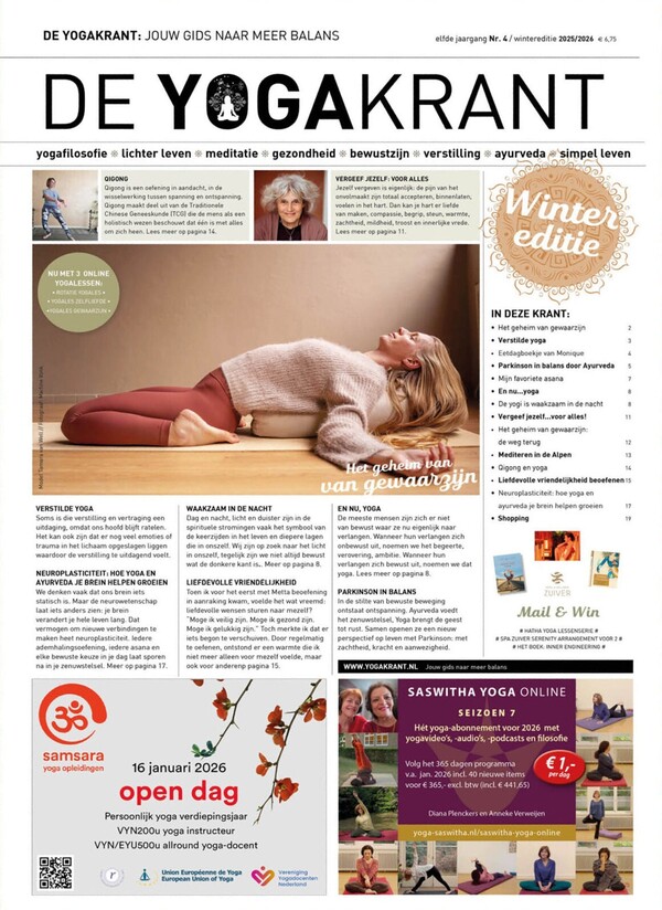De Yogakrant proefabonnement cover – vanaf €15,75 (mei 2026)