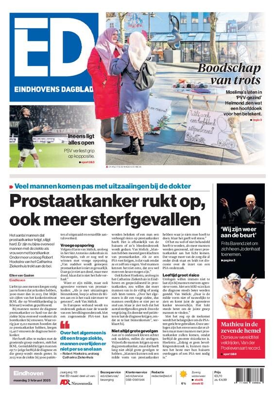 Eindhovens Dagblad proefabonnement cover – vanaf €8,00 (mei 2026)