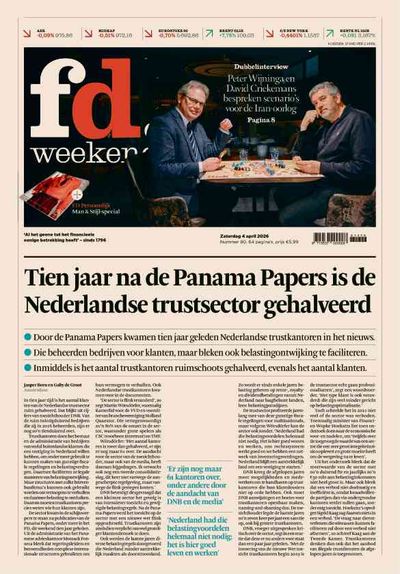Het Financieele Dagblad proefabonnement cover – Landelijke kranten