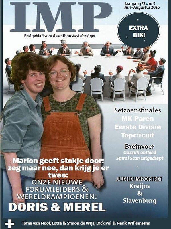IMP Bridge Magazine proefabonnement cover – vanaf €34,95 (oktober 2026)