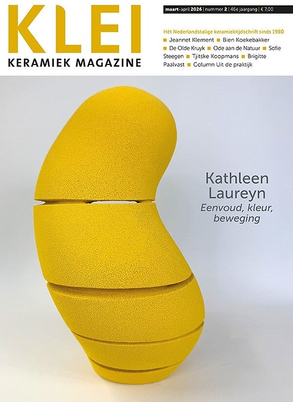 KLEI keramiek magazine proefabonnement cover