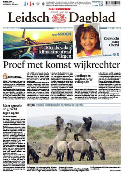 Leidsch Dagblad proefabonnement cover – Regionale kranten