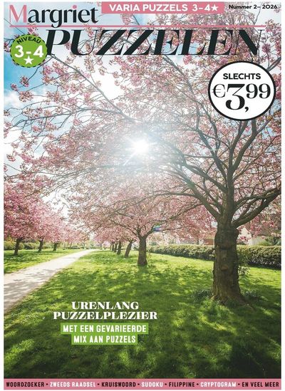 Margriet Puzzelen proefabonnement cover – Hobby & Puzzels