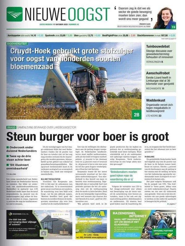 Nieuwe Oogst proefabonnement cover – vanaf €14,50 (oktober 2026)