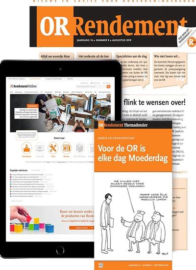 OR Rendement Professional+ proefabonnement cover – Vakbladen & Zakelijk