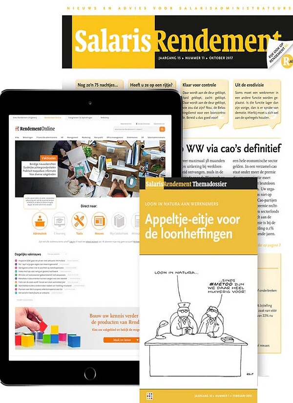 Salaris Rendement Professional+ proefabonnement cover – vanaf €20,00 (mei 2026)