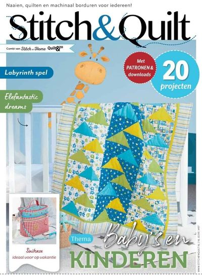 Stitch & Quilt Magazine proefabonnement cover – Hobby & Puzzels