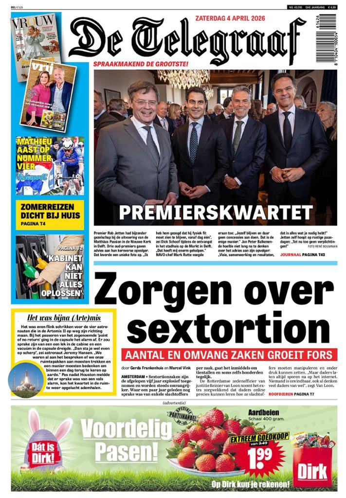 Telegraaf proefabonnement cover – Landelijke kranten